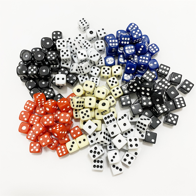 Puzzle Blank White - 50 Buah 10Mm Akrilik Titik Persegi