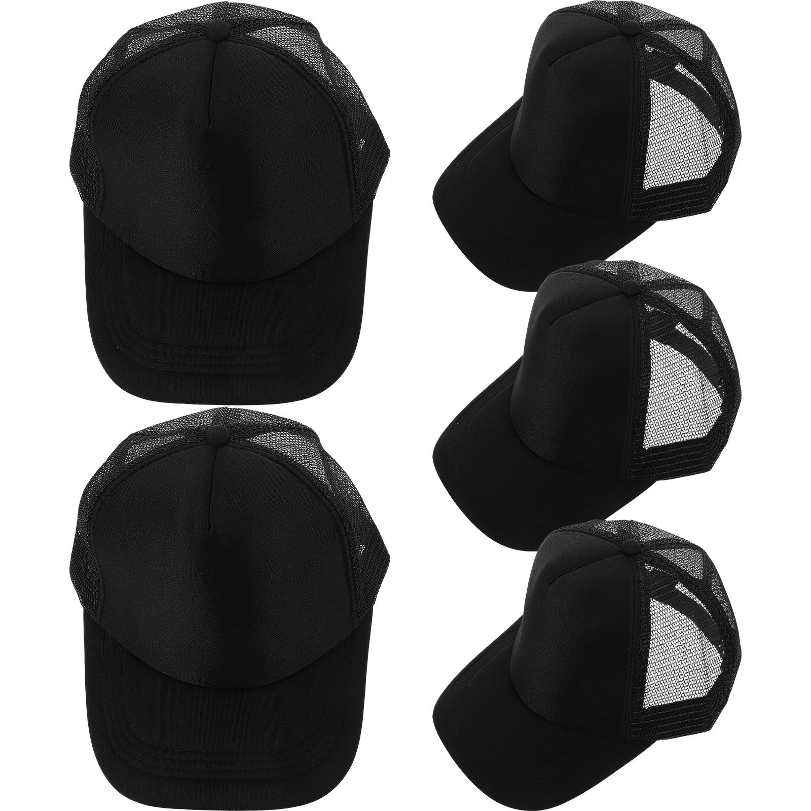 Hat Sublimation Blank - 5 Buah Topi Baseball Berbahan Jaring