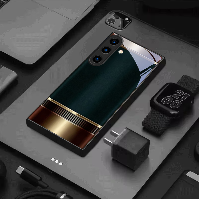 Casing Ponsel Kaca Hitam Bingk - Metal Photo Panel ulasan dan harga